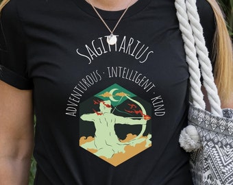 Sagittarius Zodiac Shirt, Sagittarius Horoscope Tshirt, Sagittarius Astrology Shirt, Birthday Gift for Sagittarius, Unisex Sagittarius Shirt