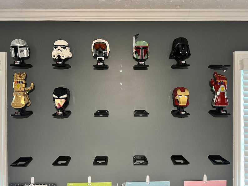 Lego Helmet Wall Mount Etsy