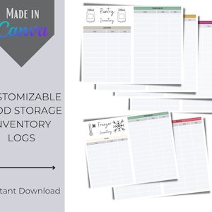 Customizable Homesteading Food Storage Inventory