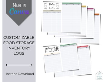 Customizable Homesteading Food Storage Inventory