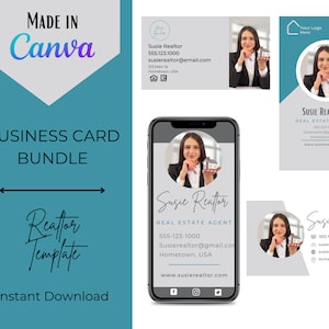 Business Card Bundle Templates for Real Estate Agents