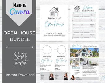 Open House Bundle Templates for Real Estate Agents