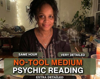 Lectura psíquica en el mismo día, lectura psíquica profunda sobre el amor, lectura con mediumnidad sin herramientas, predicciones psíquicas rápidas, lectura sobre la carrera profesional y otros temas.