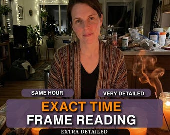 MISMA HORA / Lectura de tiempo exacto y muy detallada, predicción de relaciones y futuro, visión médium, autoguía espiritual
