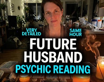 Lectura psíquica para tu futuro esposo, cómo se conocerán, ubicación de tu alma gemela y llama gemela, pronóstico intuitivo del amor en PDF a la misma hora.