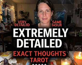 MISMA HORA / Lectura muy detallada de pensamientos y sentimientos exactos, lectura del tarot del amor, qué está pensando, perspectivas sobre el amor futuro, amor psíquico