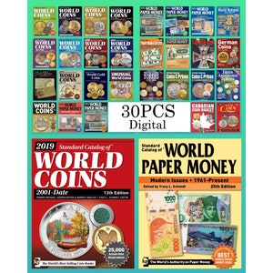 MEGA Standard World Geldkataloge 1368-2019 38000+ Seiten Digitale Bücher