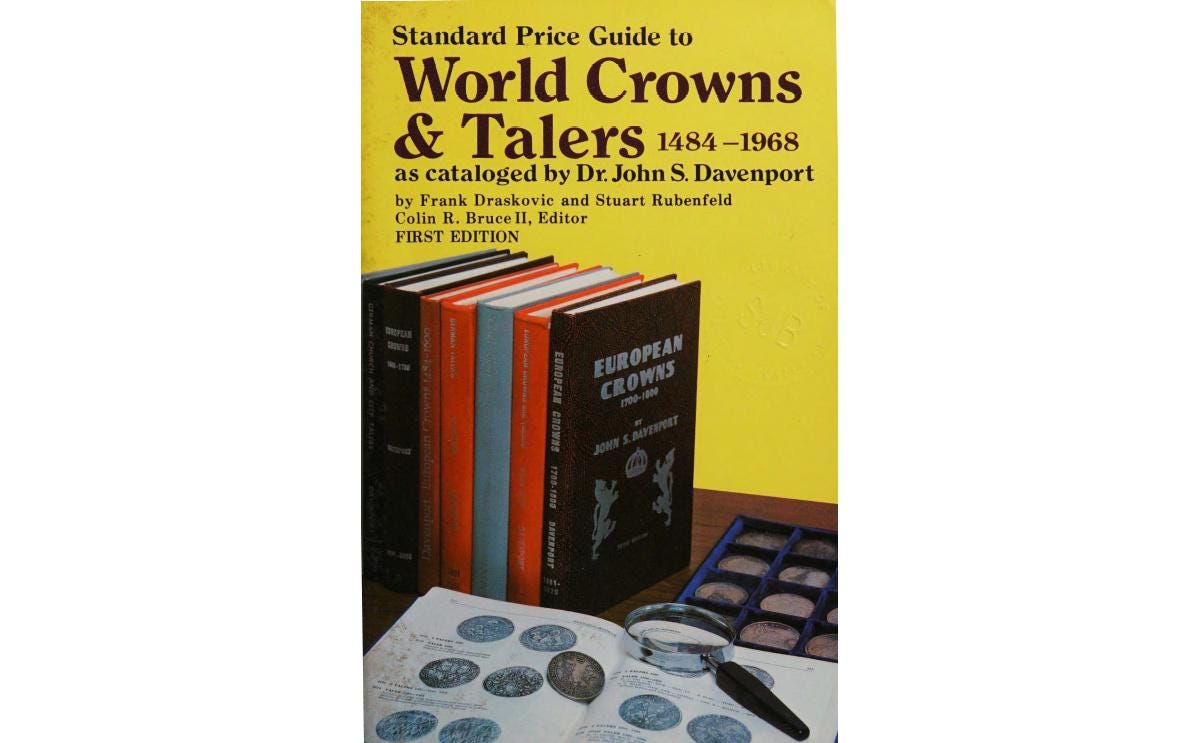 Standard Price Guide to World Crowns & Talers 1484-1968 1st