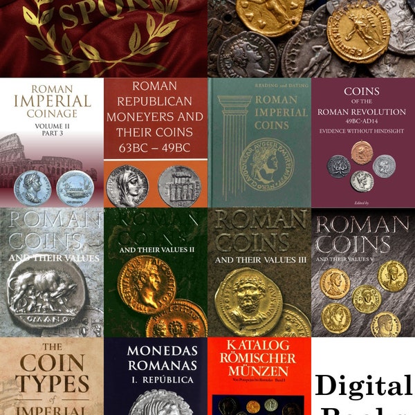 33PCS Roman Empire Coin Catalogs Digital Books Ancient LOT MIX Collectible