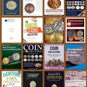 Book Pack Collection for Beginner Coin & Banknotes Collectors 17PCS Digital Book