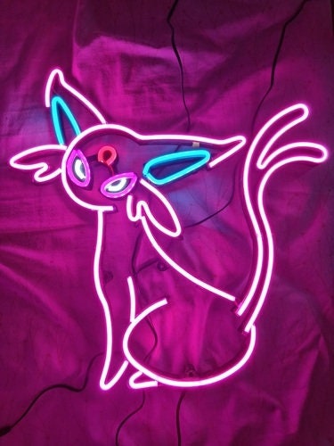 Eevee Pokemon Neon Sign, LED Light, Anime