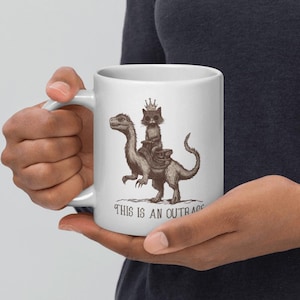 Dungeon Crawler Carl Inspired Glossy Mug - Princess Donut - This is an Outrage