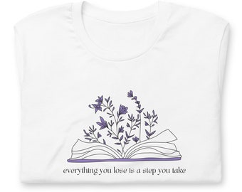 You&#39;re On Your Own Kid Everything You Lose is a Step You Take Midnights Inspired Merch No Hood Open Book Design TShirt