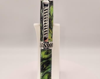 Handcrafted - Emerald Storm Pen