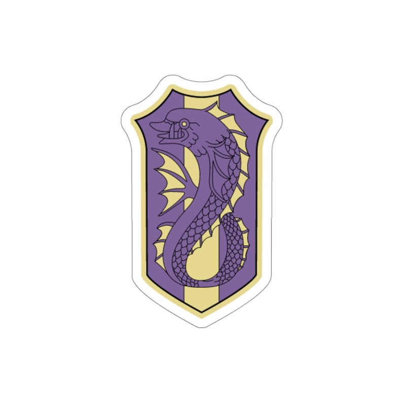 Black Clover Anime Sticker Purple Orcas Die cut Sticker Etsy