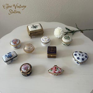 Vintage Box Collection, Including Ring Boxes, and Jewelry Boxes From All Around the World