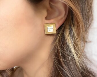 Vintage Gold Earrings Designer gold-plated Monet/Trifari Earrings Collection