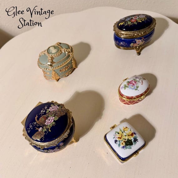 Vintage Box Collection, Including Ring Boxes, and Jewelry Boxes