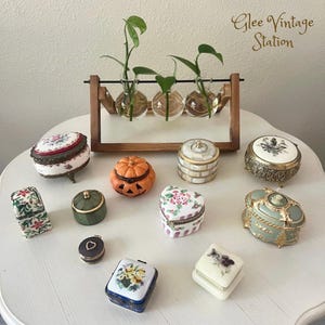 Vintage Box Collection, Including Ring Boxes, and Jewelry Boxes