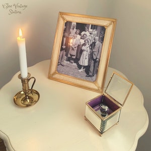 Gold Picture Frame Vintage Brass Picture Frame FREE SHIPPING