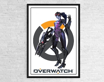 Widowmaker | Original | Overwatch | Poster | Cover | Art | Print | Digital | Art Deco | Wall Art | Game Art