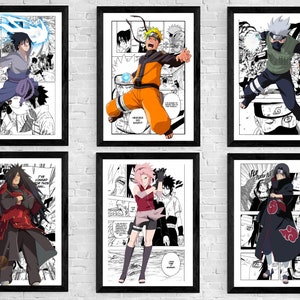 naruto poster etsy