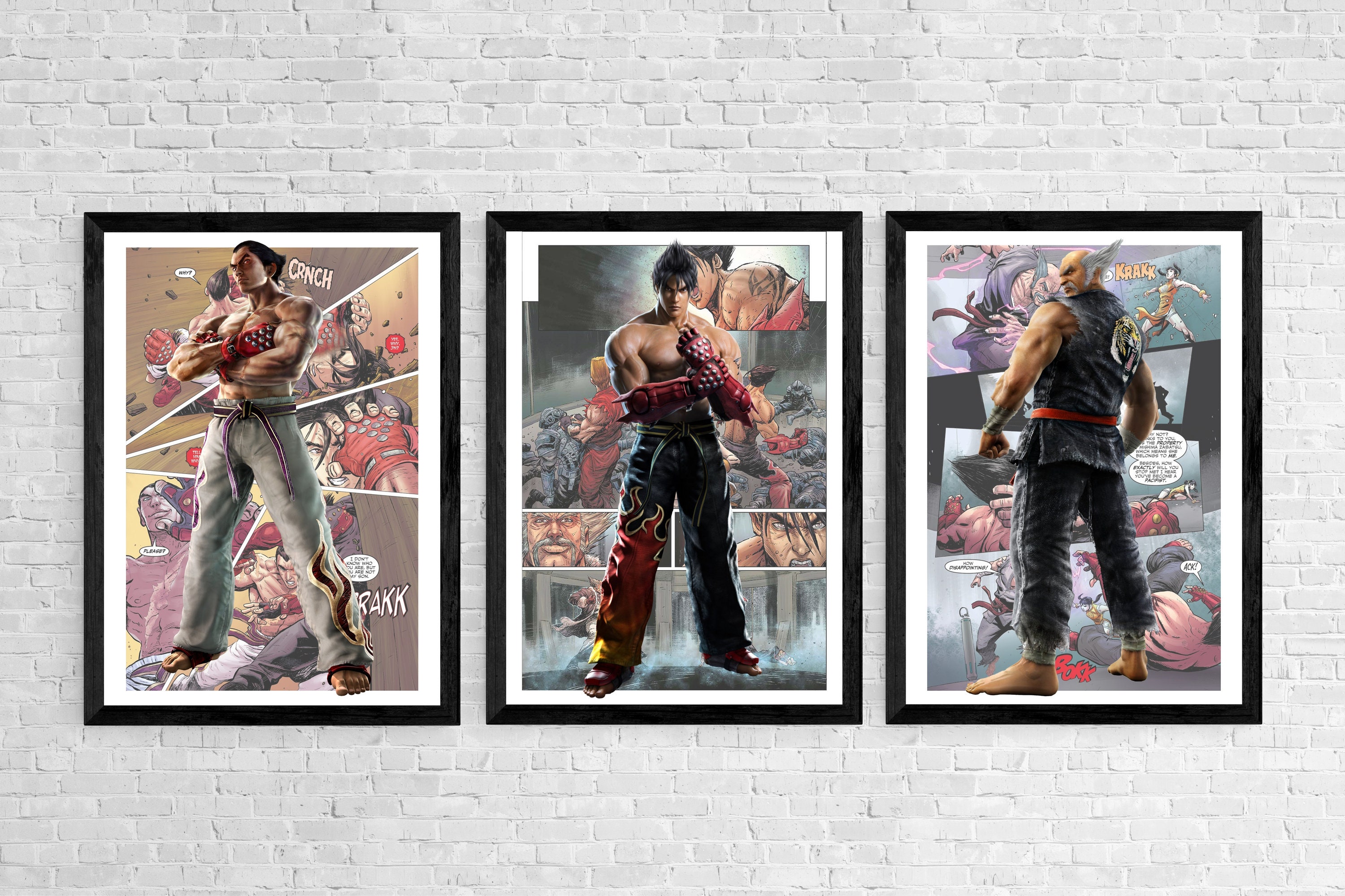 Kazuya Mishima, an art print by gdaigonArt - INPRNT