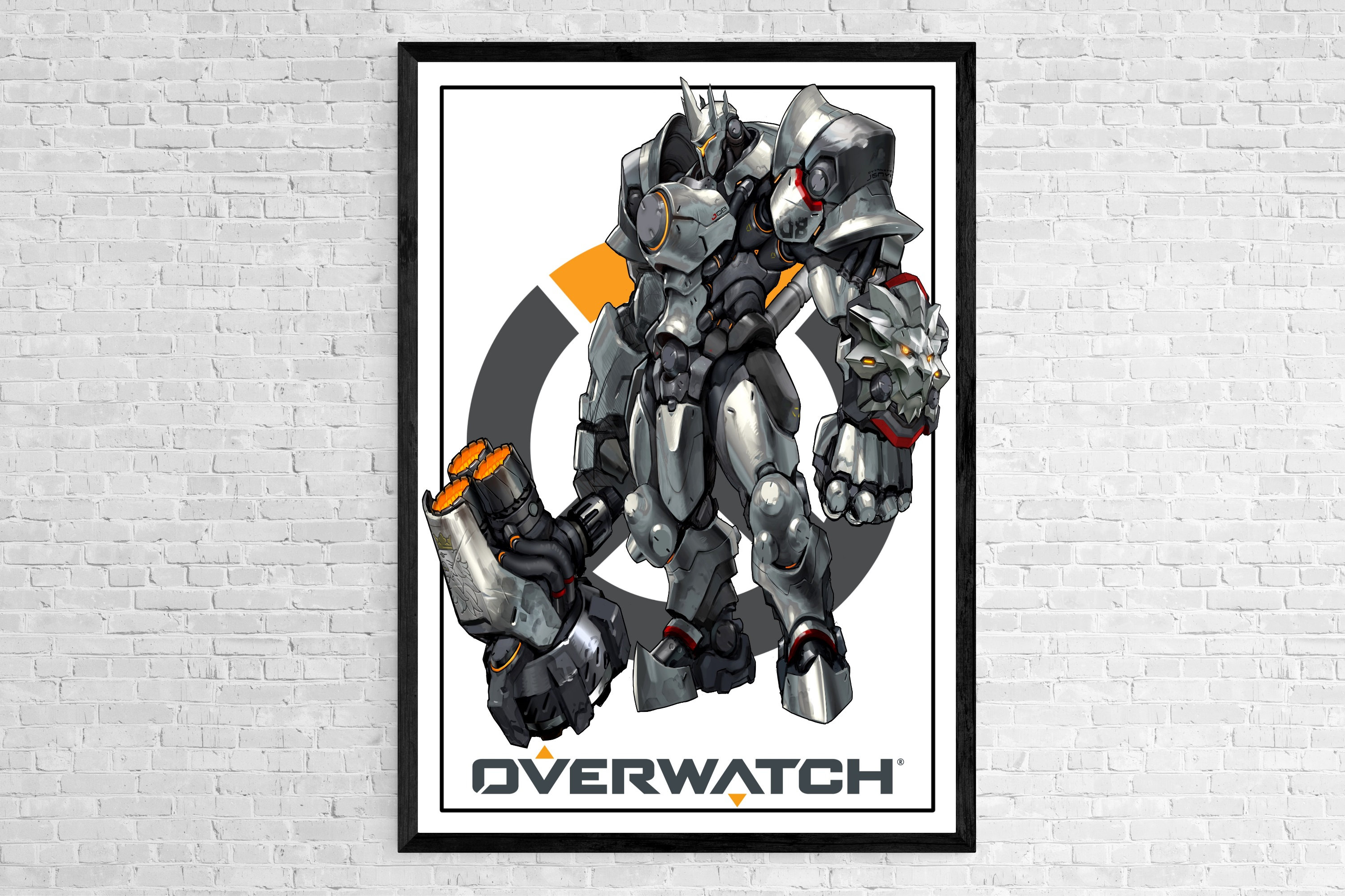 Reinhardt | Original | Overwatch | Poster | Cover | Art | Print | Digital | Art Deco | Wall Art | Game Art