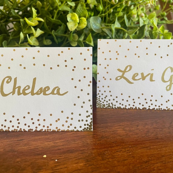 Hand Lettered Name Cards / Table setting Cards / Place cards / Table Decor