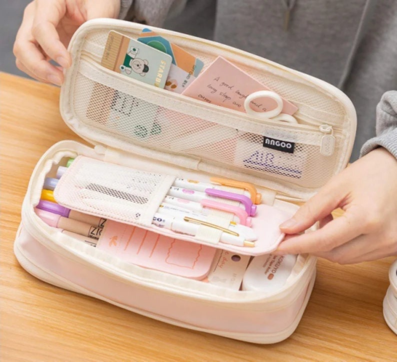 Large Capacity Pencil Case Back to School Pen Case Pencil Etsy UK