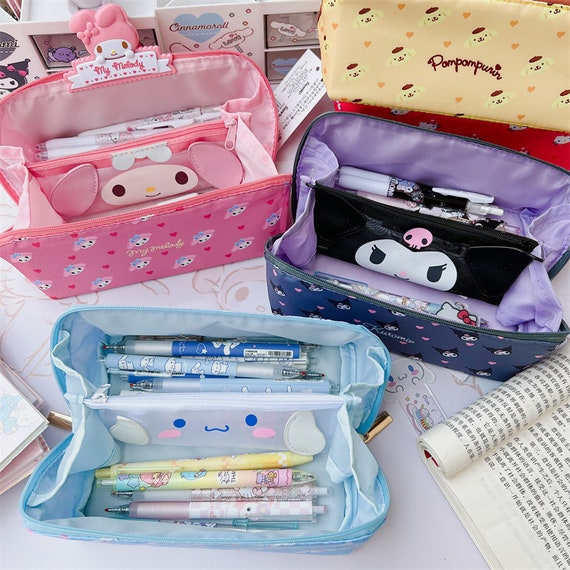 Sanrio Pencil Case Kuromi Makeup Case My Melody Cosmetic Pouch Etsy