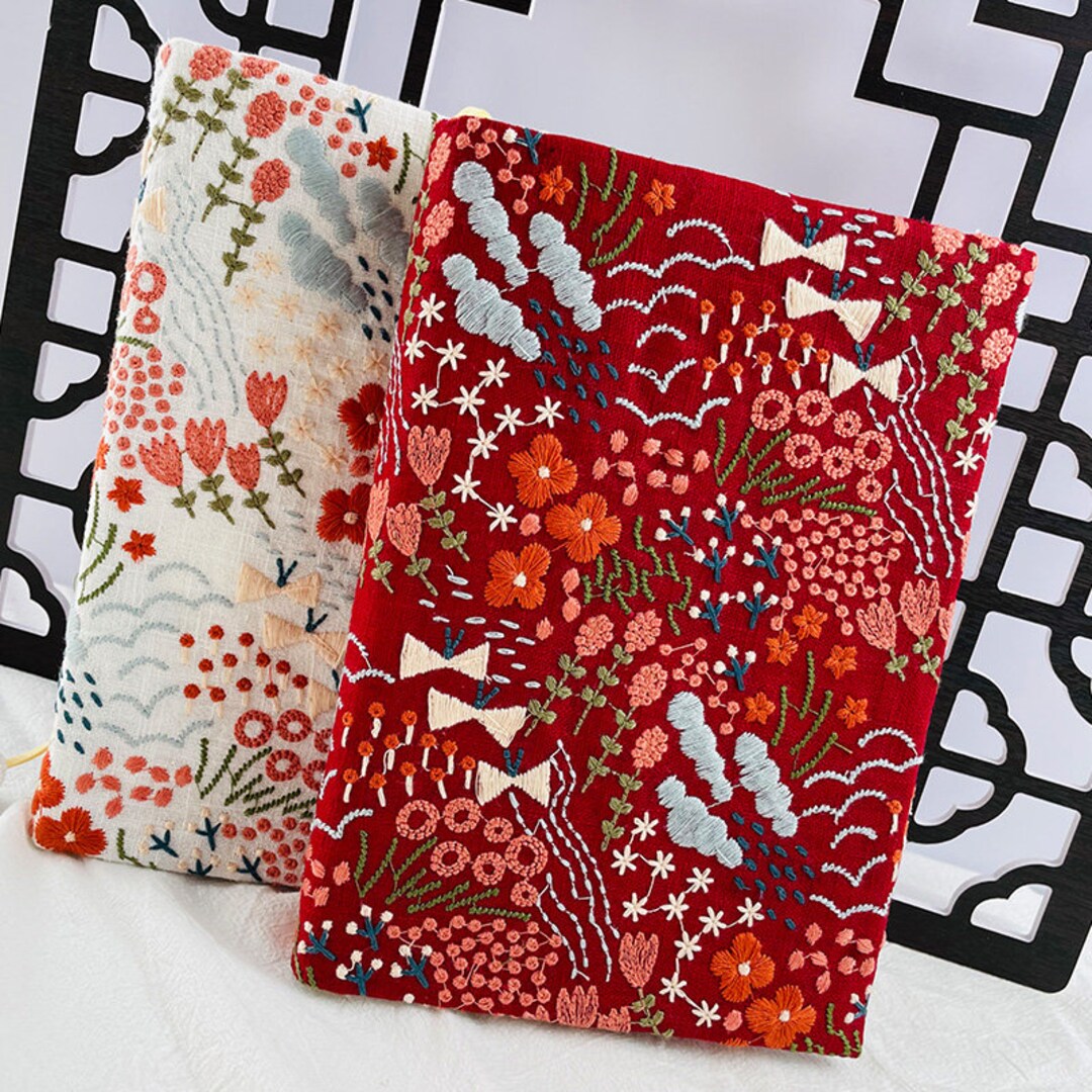 Embroidered Handmade Literature and Art Book Clothing A5A6 Etsy