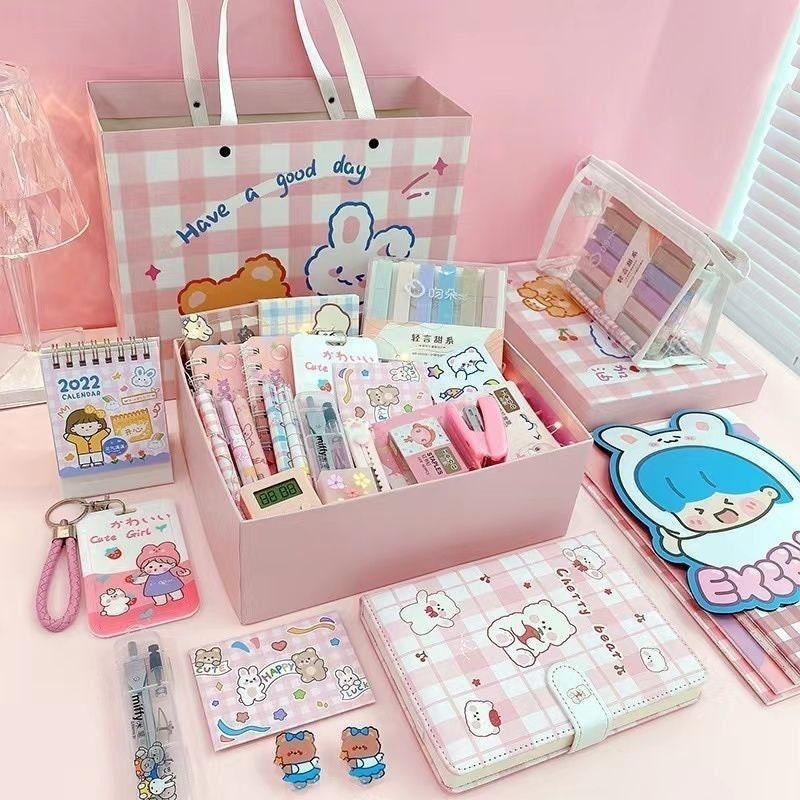 Stationery Gift Pack Costeffective Notebook Press Pen Etsy UK