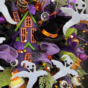 Ghostly Haunted Lighted LED House Has Its Eyeballs on YOU! Hauntingly ...