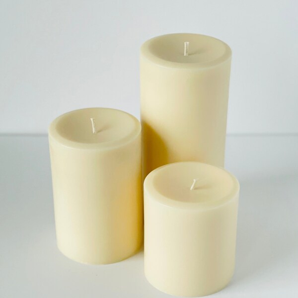 Soy Pillar Candles Etsy