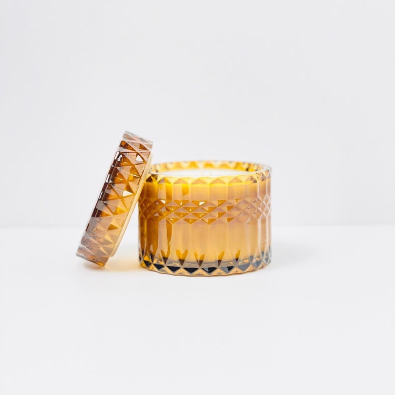 Amber Glass, Cardamom Candle, Amber Glass Candle, Amber Candle, Amber Glass Jar, Vintage Amber Glass, Amber, Amber Jar Candle, Amber Candle Holder, Amber Glass Candle Holder, Candles, Cool Candles, Non Toxic Candles