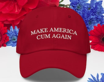 Funny Make America Again Hat / MAGA Funny Ball Cap / Funny Novelty Trump Hat