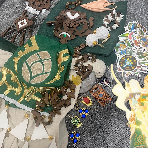 The Legend of Zelda Tears of the Kingdom Zelda princess dress Cosplay Costume, Breath of the Wild Zelda Cosplay