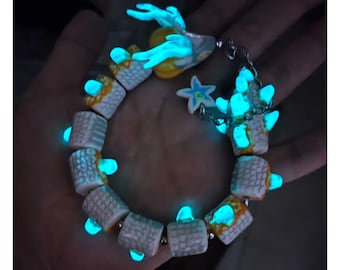 Lichtgevende armband met draakmotief