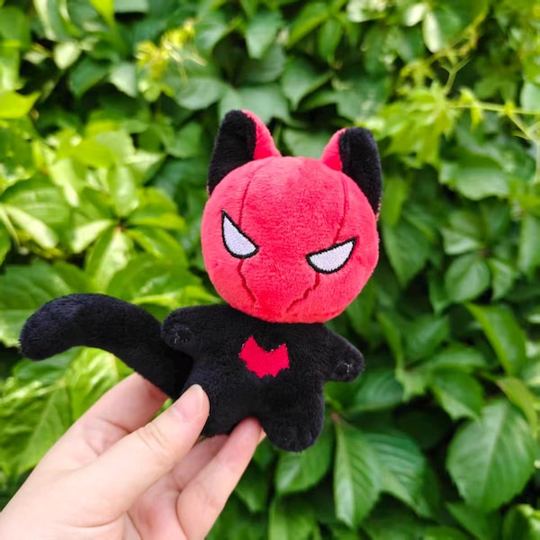 10cm Jason Todd Inspired by Red Hood, Robin Inspired Plush Doll, Handmade Unique for Collectors