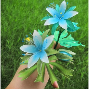 Silent Princess Flower, handgefertigte Aquarellfarbe, Cosplay-Requisite, Legend of Zelda Breath of the Wilds