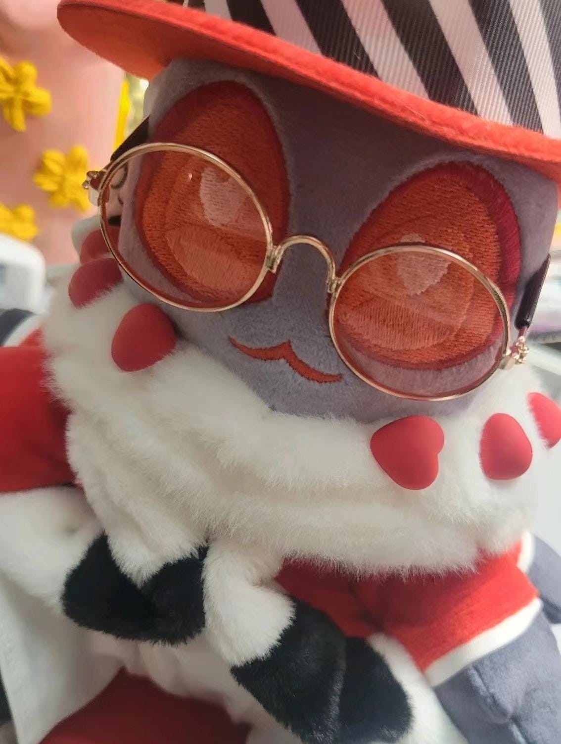 20cm Hazbin Hotel Valentino Cotton Doll + Clothing, Handmade 20cm