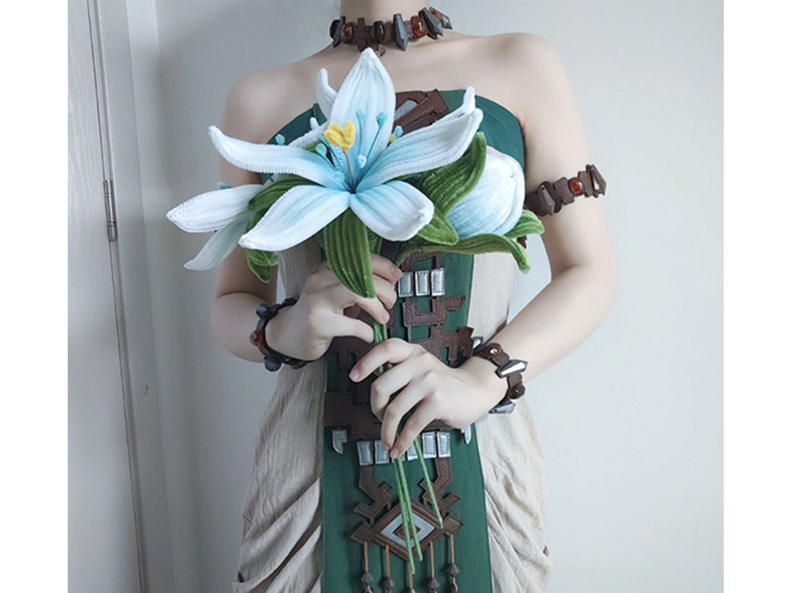 Silent Princess Flower Handmade Plush Twist Bar Cosplay Etsy