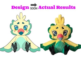 Make Your Own Doll, Custom Plush from Drawing, Custom Game Anime Doll, Customized OC Dolls, Plush Commissions
