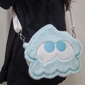 Splatoon-Inspired Plush Bag – Handmade Inkling Plush from Splatoon 3 DLC | Wear as Shoulder Bag or Crossbody