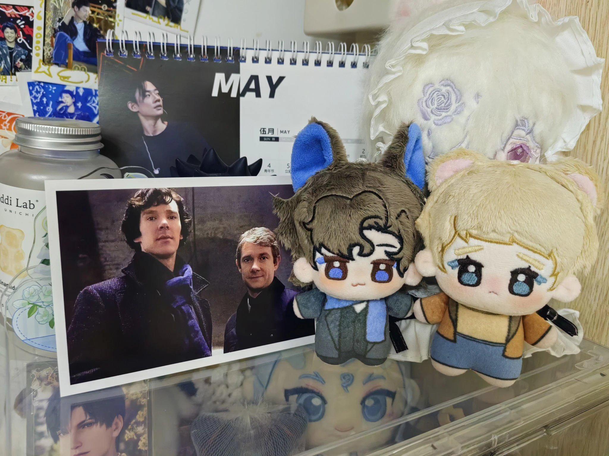 Sherlock Holmes Plush Collection-sherlock/watson 10cm Plush Doll