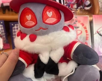 20cm Hazbin Hotel Valentino Cotton Doll + Clothing, Handmade 20cm