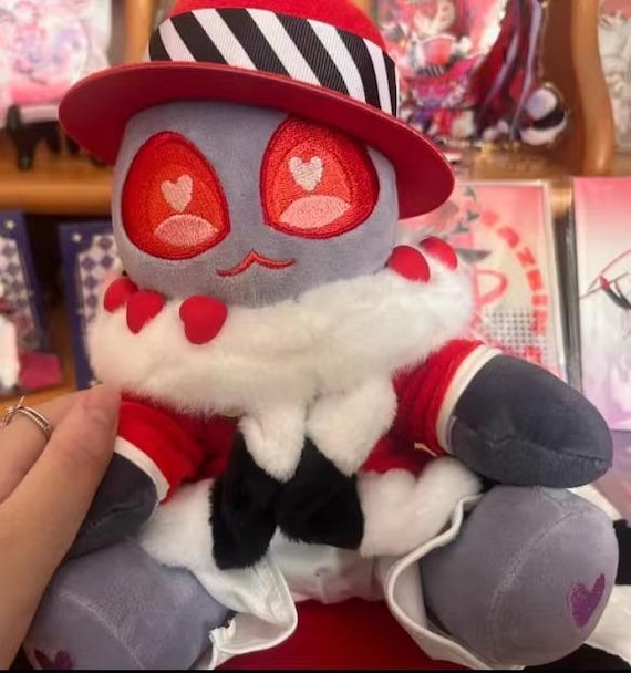 20cm Hazbin Hotel Valentino Cotton Doll + Clothing, Handmade 20cm