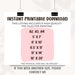 Spanish Chart Numbers spanish Number List Number 10 Prints - Etsy