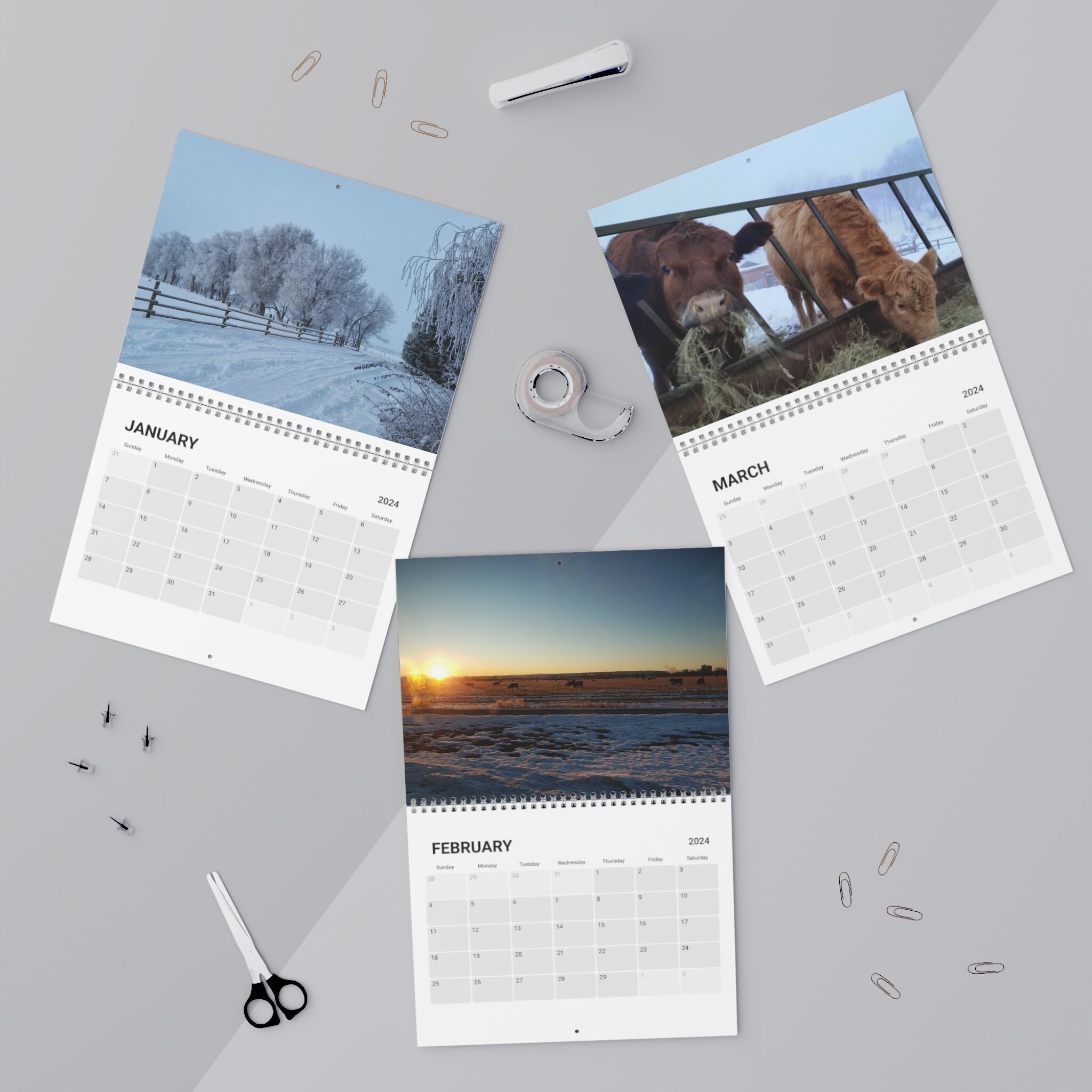 Wyoming is Home Calendar 2024 Wyoming Calendars Wyoming Etsy